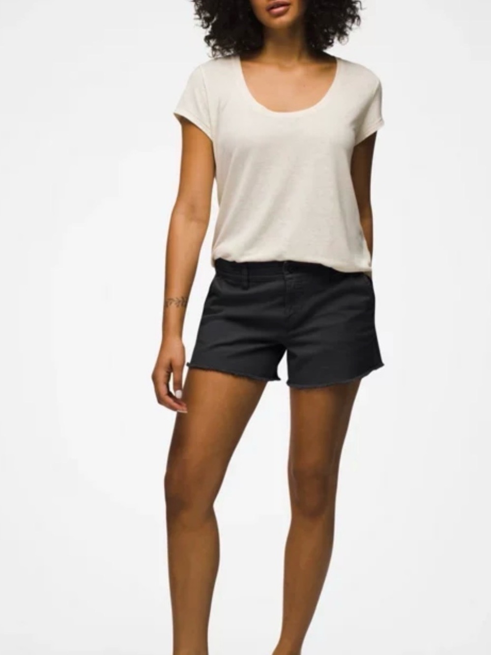 Prana Women’s Denim Shorts - Charcoal